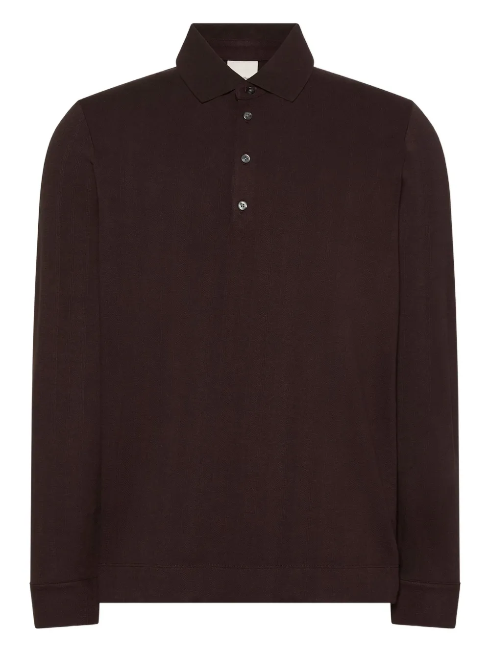 

Рубашка поло с длинными рукавами Calvin Klein, коричневый