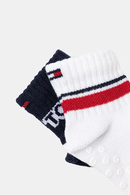 Носки детские короткие 2 шт Tommy Hilfiger, синий — фото 2