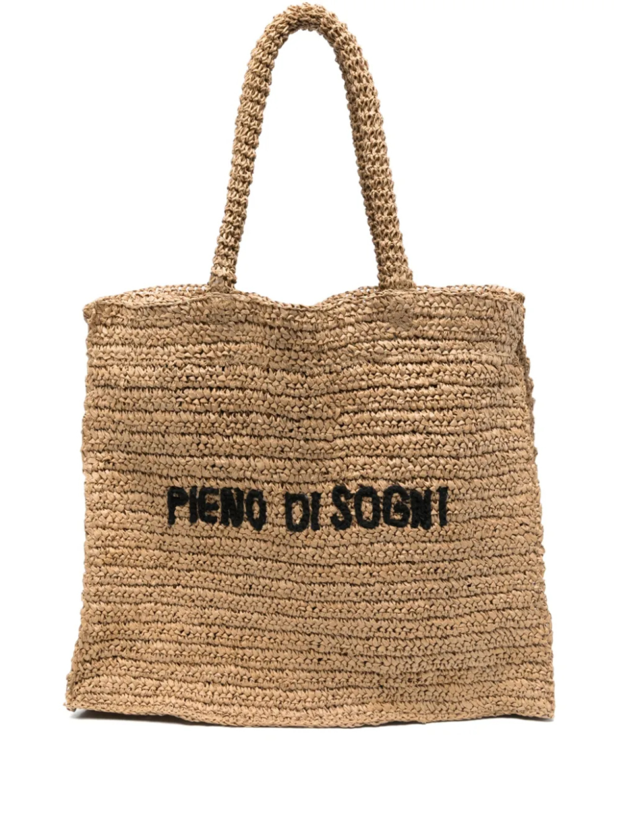 

ASPESI сумка-тоут из рафии, нейтральный