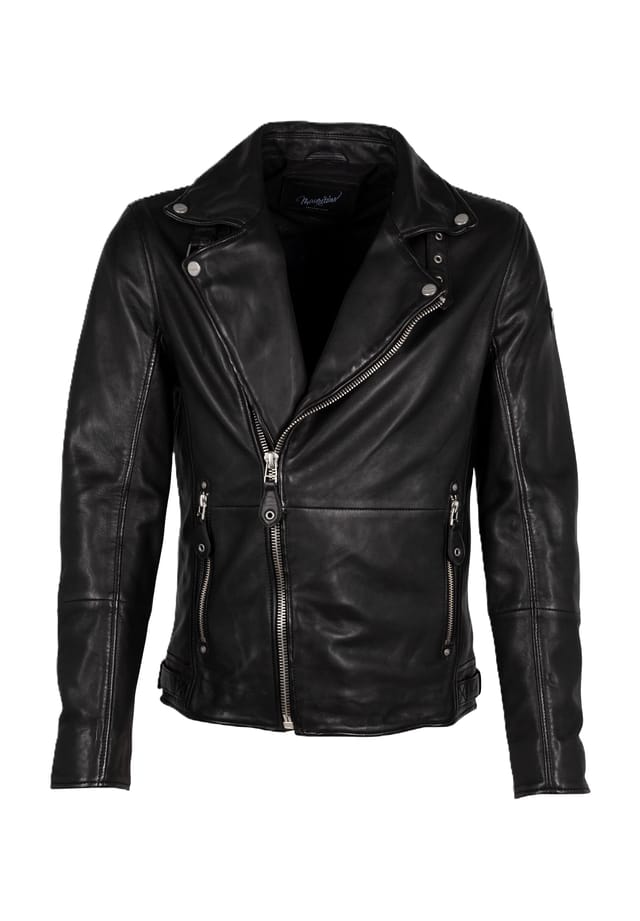 

Кожаная куртка воротник лацкан Mauritius Leatherwear, черный