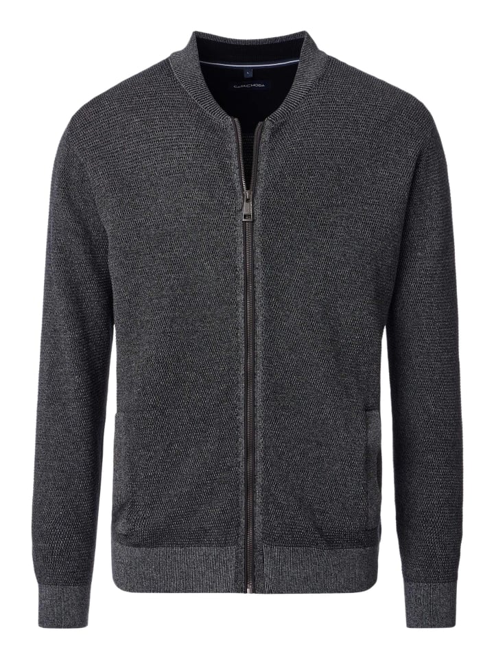 

Casa moda Простой кардиган темно-серого цвета