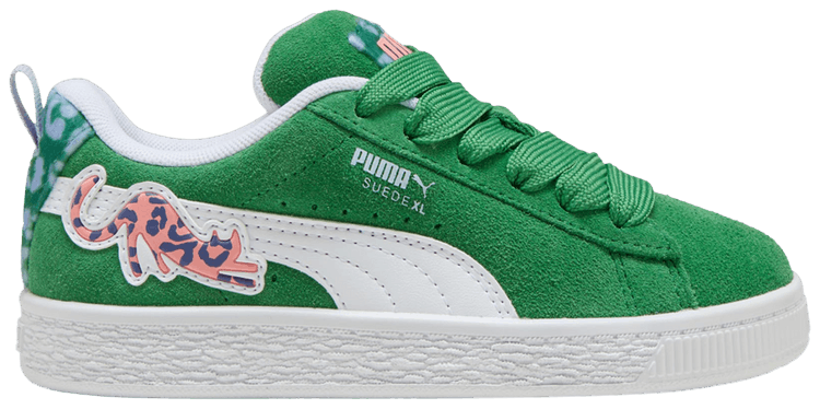 

Кроссовки Puma Cats Club x Suede XL Little Kid 'Cat Badge', зеленый