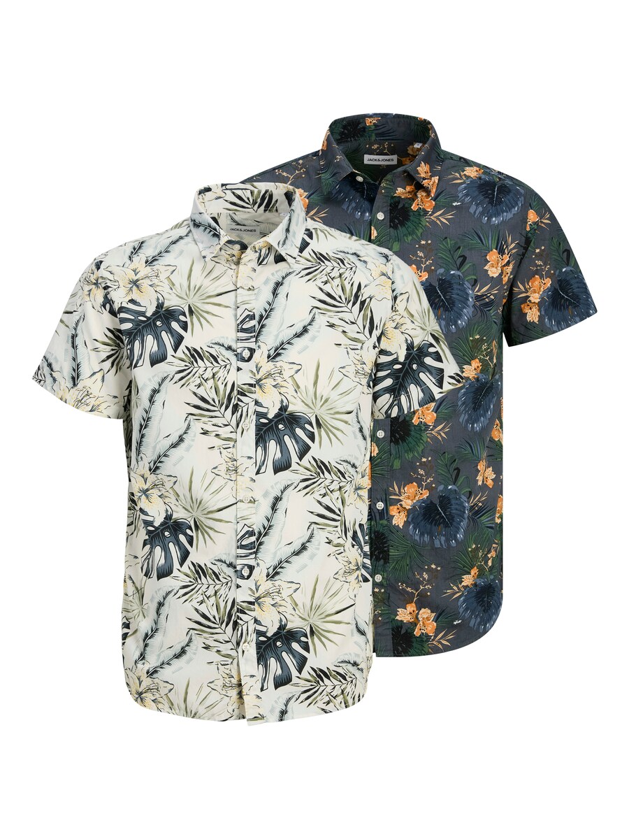 

Рубашка обычного кроя на пуговицах JACK & JONES JJHAWAII, цвет Dark grey/White