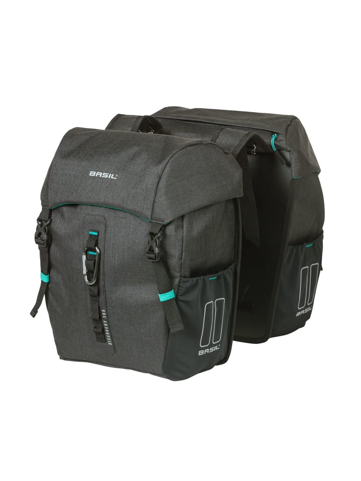 

BASIL Двойная боковая сумка "Discovery 365D" черного цвета