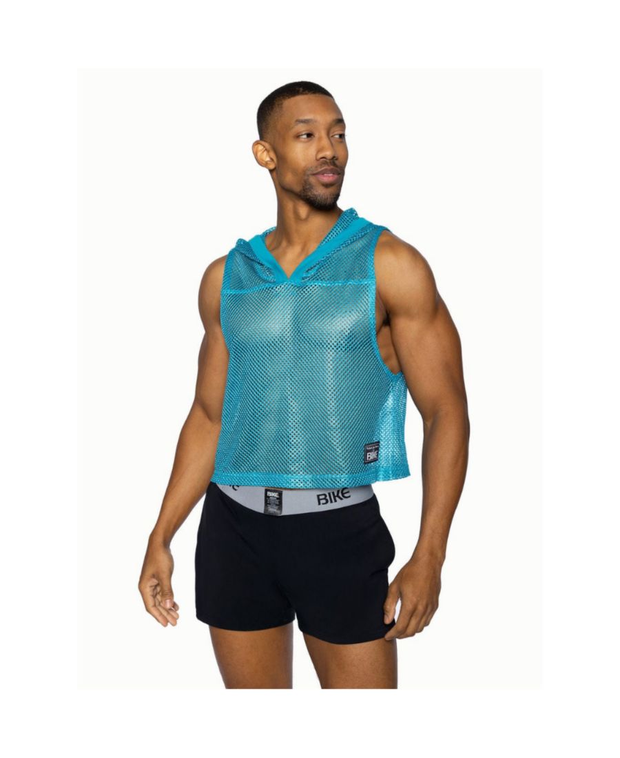 

Мужская тренировочная футболка без рукавов с капюшоном BIKE Athletic, Mesh Turquoise/Aqua, Синий, Мужская тренировочная футболка без рукавов с капюшоном BIKE Athletic, Mesh Turquoise/Aqua