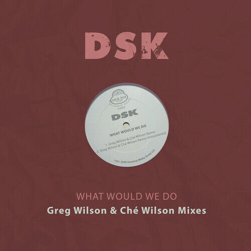 

CD диск DSK: What Would We Do - Greg Wilson & Che Wilson Mixes