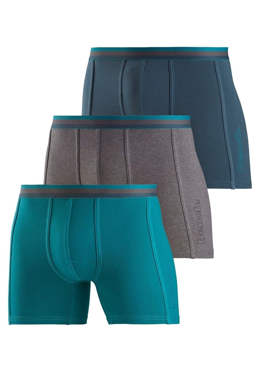 

Боксеры Bench Langer Boxer, цвет dunkelpetrol, anthrazit-meliert, petrol