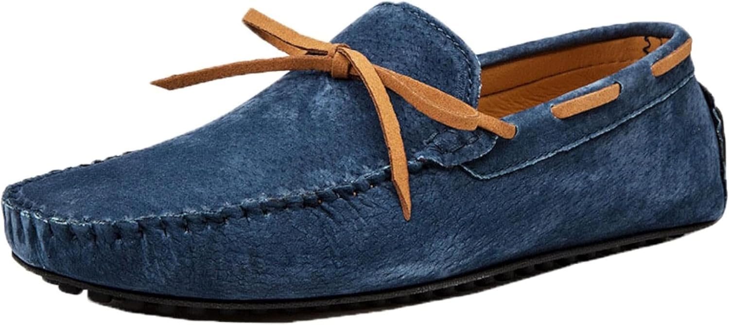 

Мужские повседневные лоферы OXCOWNIU, с регулируемой шнуровкой, плоской подошвой, мужские скейт-ботинки, синий