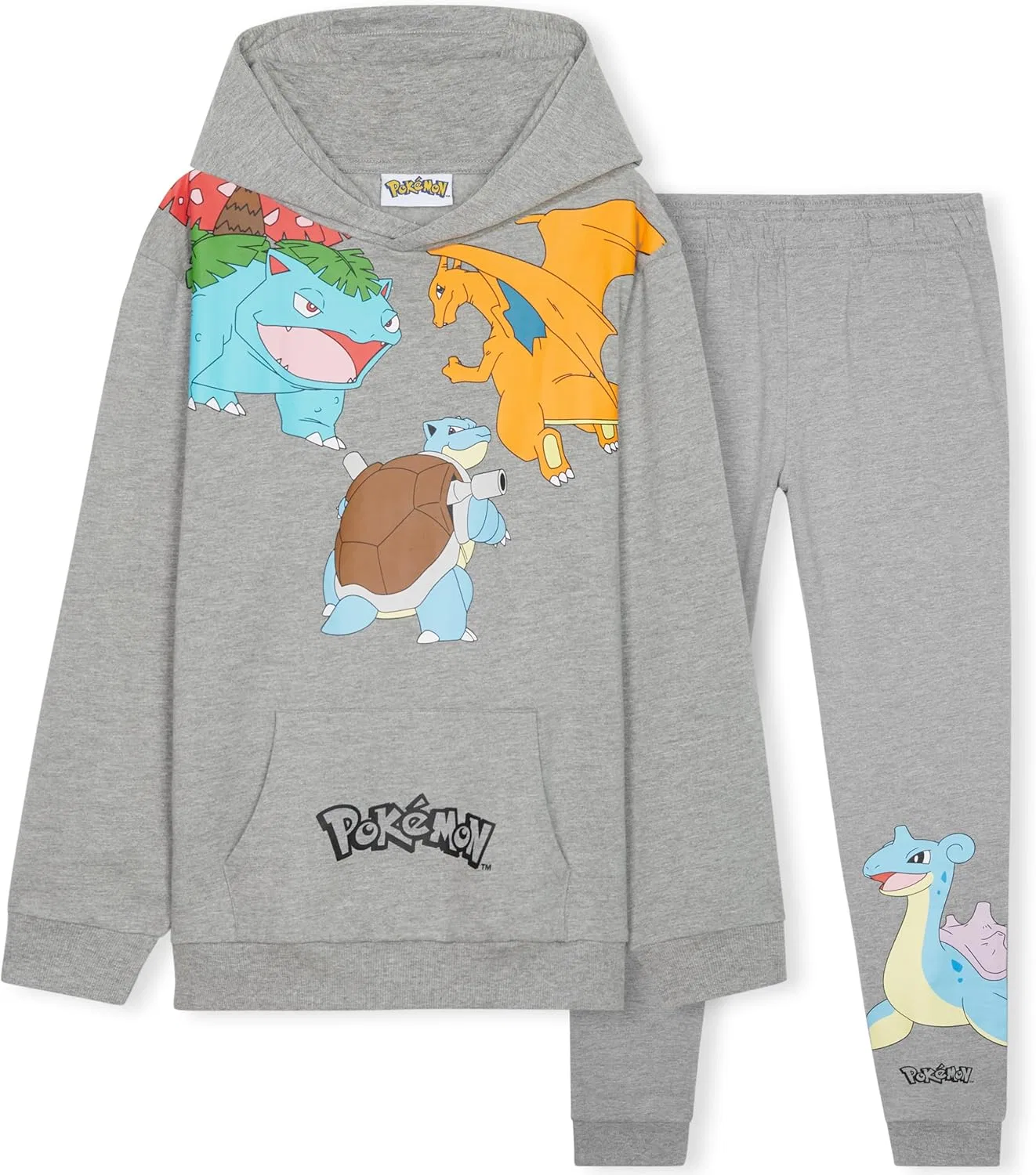 Детский спортивный костюм Pokemon, 2 предмета, серый