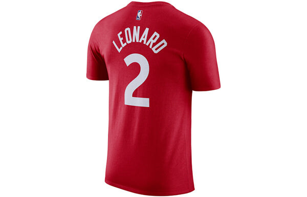 Футболка nba city edition toronto raptors leonard 2 'red' Nike, красный — фото 2