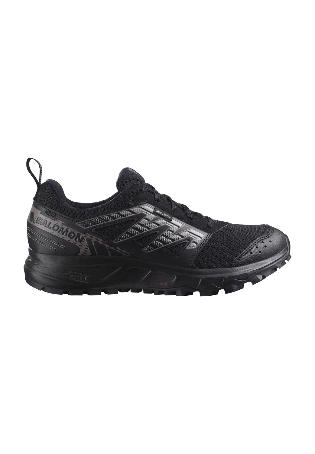 

Походные туфли Wander GTW, водонепроницаемые, дышащие, женские salomon, цвет Black Plum Kitte