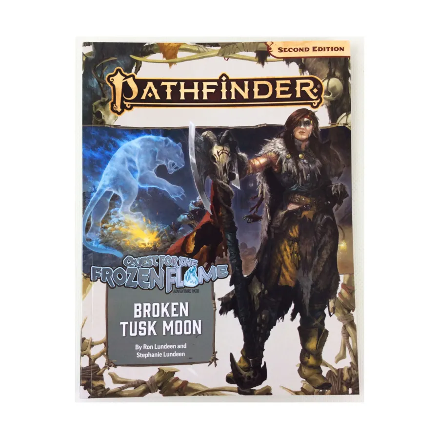 

#175 "Quest for the Frozen Flame #1 - Broken Tusk Moon", Pathfinder Roleplaying Game (2nd Edition) - Adventure Path #175 - #200, мягкая обложка