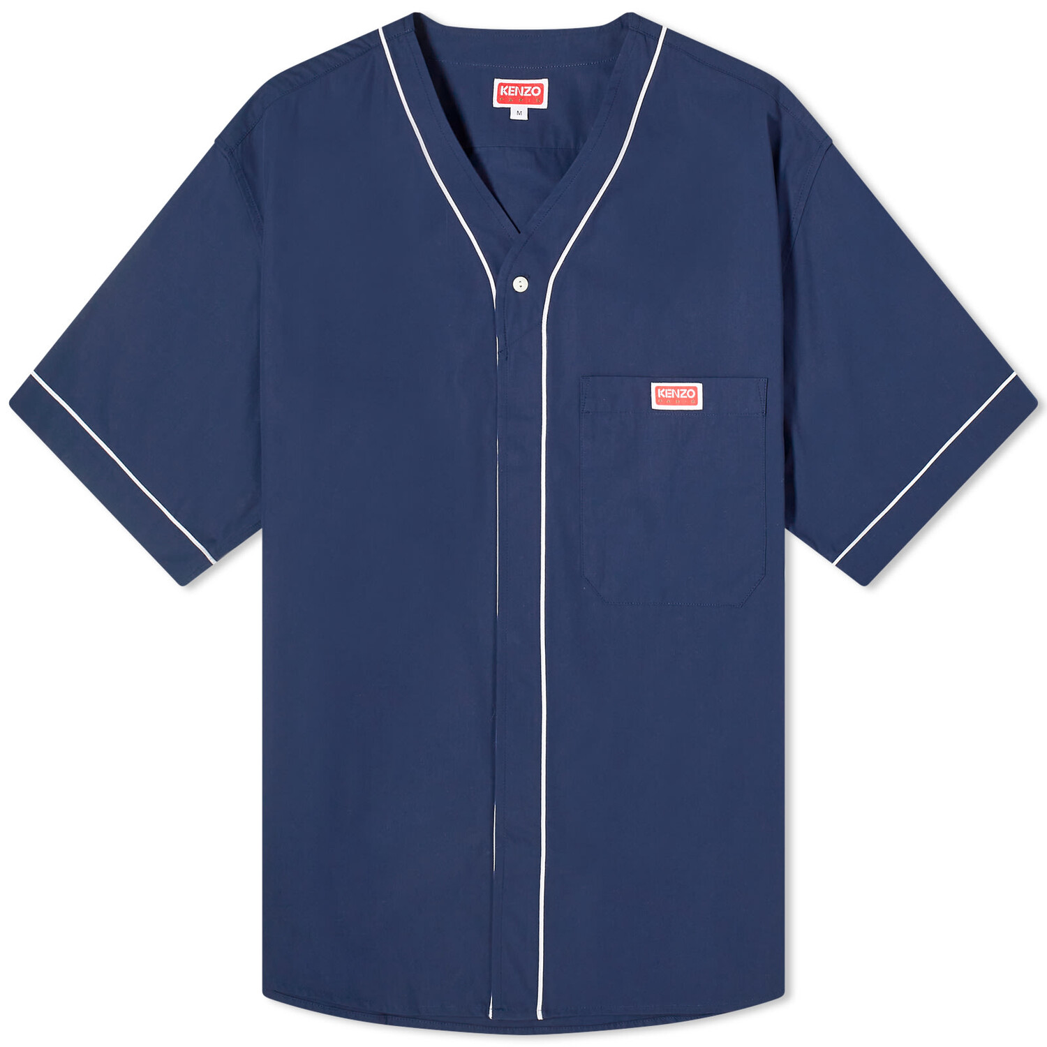 

Рубашка Kenzo Baseball Shirt, цвет Midnight Blue