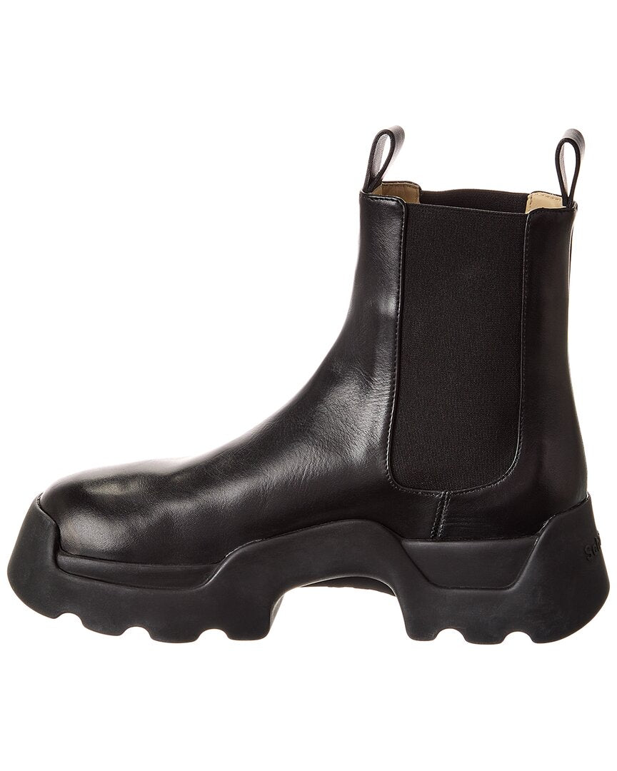 Proenza Schouler Кожаные Челси-ботинки Stomp, черный — фото 2