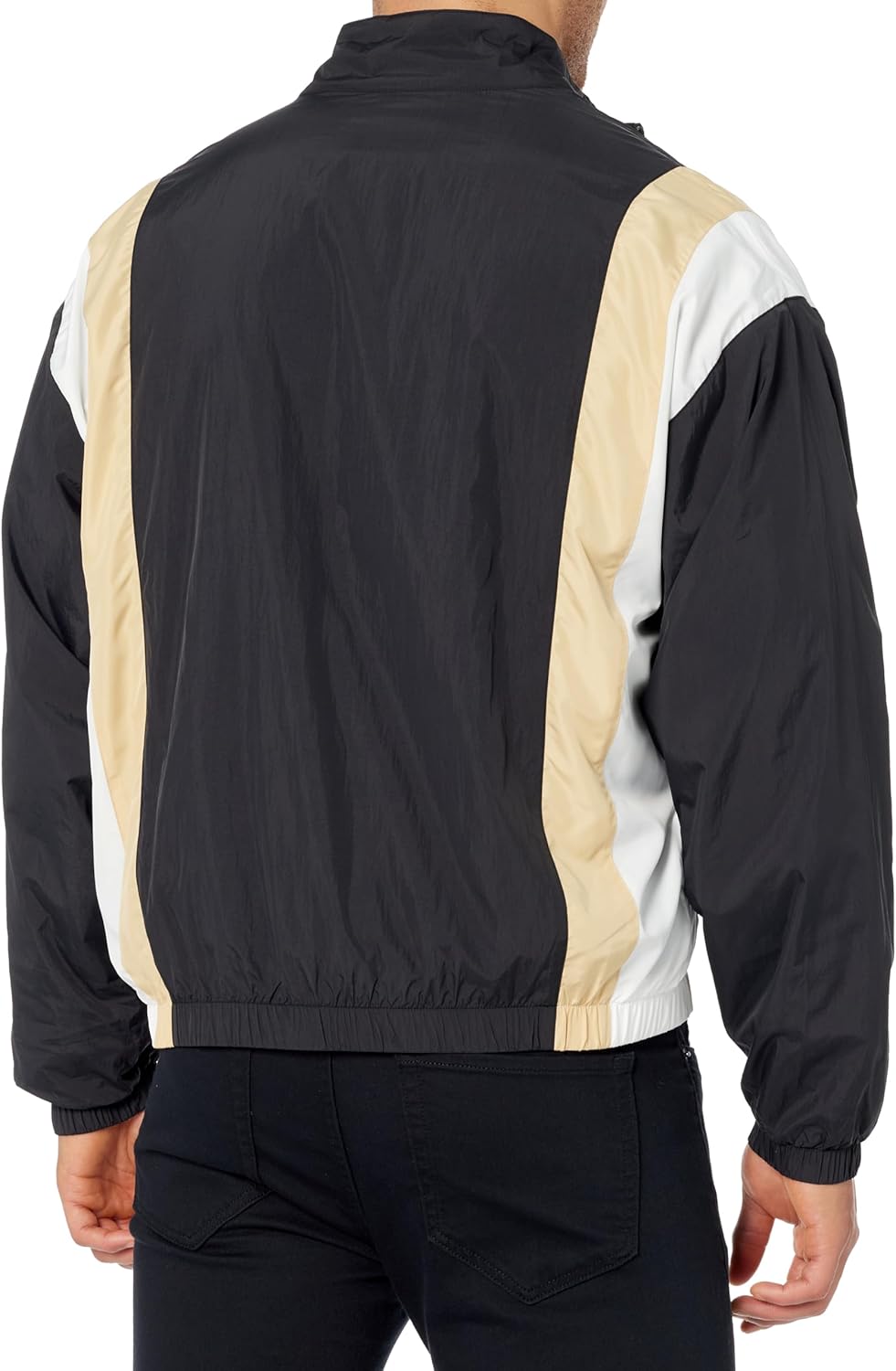 Ветровка-бомбер Lacoste мужская Classic Fit Reversible, Black/Croissant-Flour — фото 3
