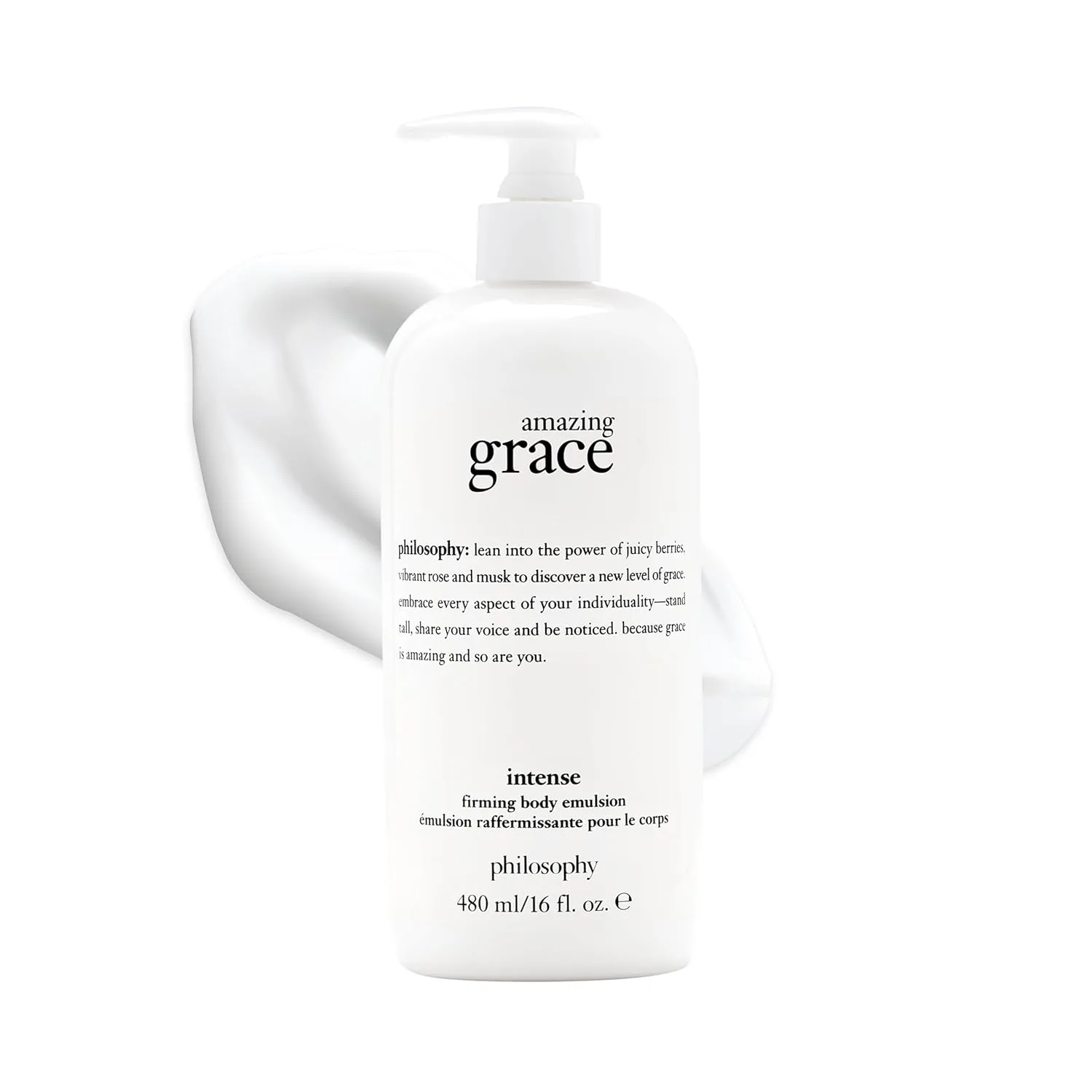 philosophy amazing grace firming body emulsion - увлажняющий лосьон для тела с ши, быстро впитывается, подходит для всех типов кожи 473 мл