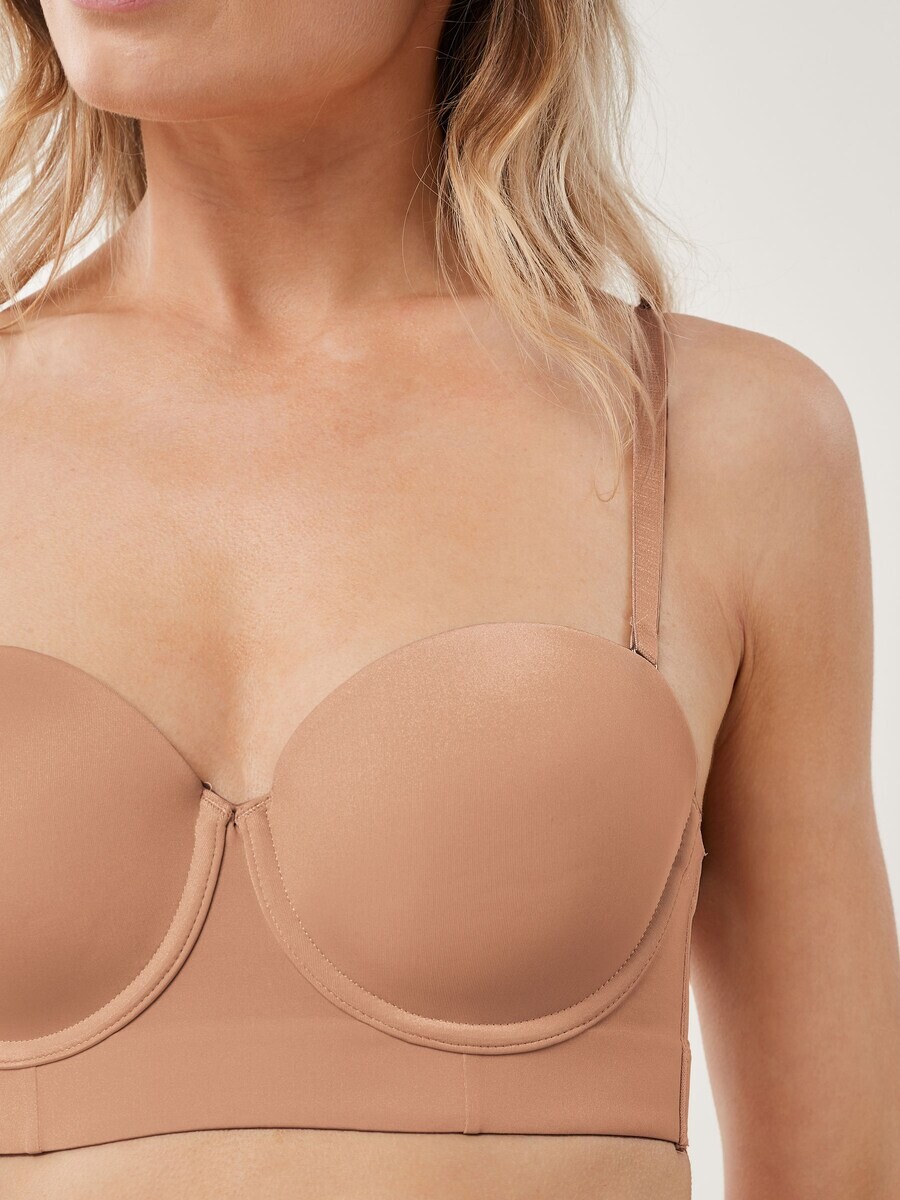 Бюстгальтер на косточках Next Balconette Bra, нюд — фото 4