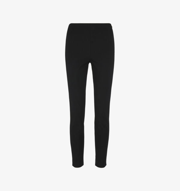 

Брюки Skinny-Leg с высокой посадкой из эластичного хлопка Whistles, черный