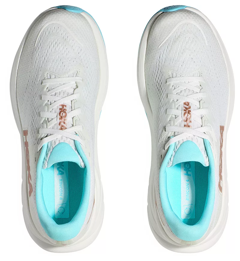 Женские кроссовки HOKA Rincon 4, цвет Frost/Rose Gold — фото 2