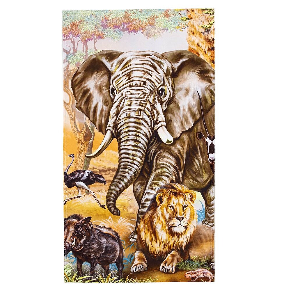 

Пляжное полотенце Safari — 30 x 60 дюймов Licensed Character, желтый