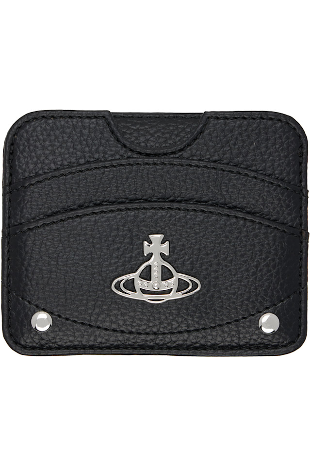 

Плоский держатель для карт в форме полумесяца Vivienne Westwood, черный