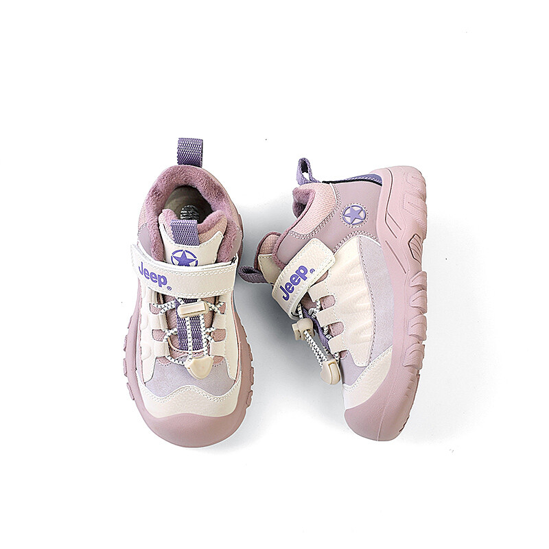 Кроссовки Jeep Kids Lifestyle Shoes Kids Low-top Pink, слоновая кость/фиолетовый — фото 3