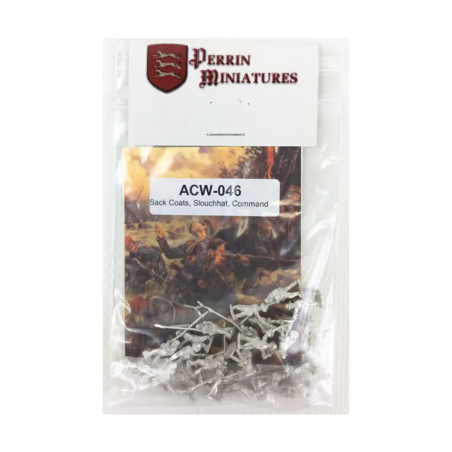 

Пальто-мешки и шляпы с напуском - Command, ACW Miniatures - Infantry (10mm) (Perrin Miniatures)