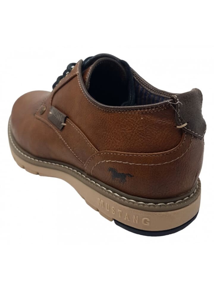 Туфли на шнуровке MUSTANG SHOES sportlicher Schnürer Mustang, коричневый — фото 2