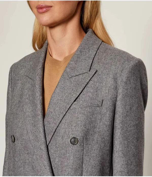 Элегантная куртка Jukana regular fit Boss, серый — фото 4