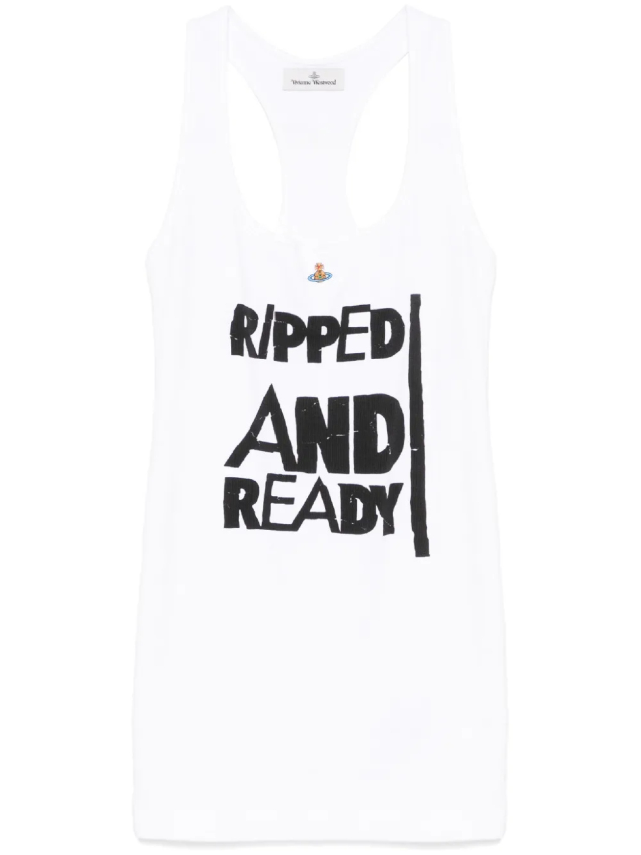 

Vivienne Westwood топ Ripped and Ready Querelle, белый