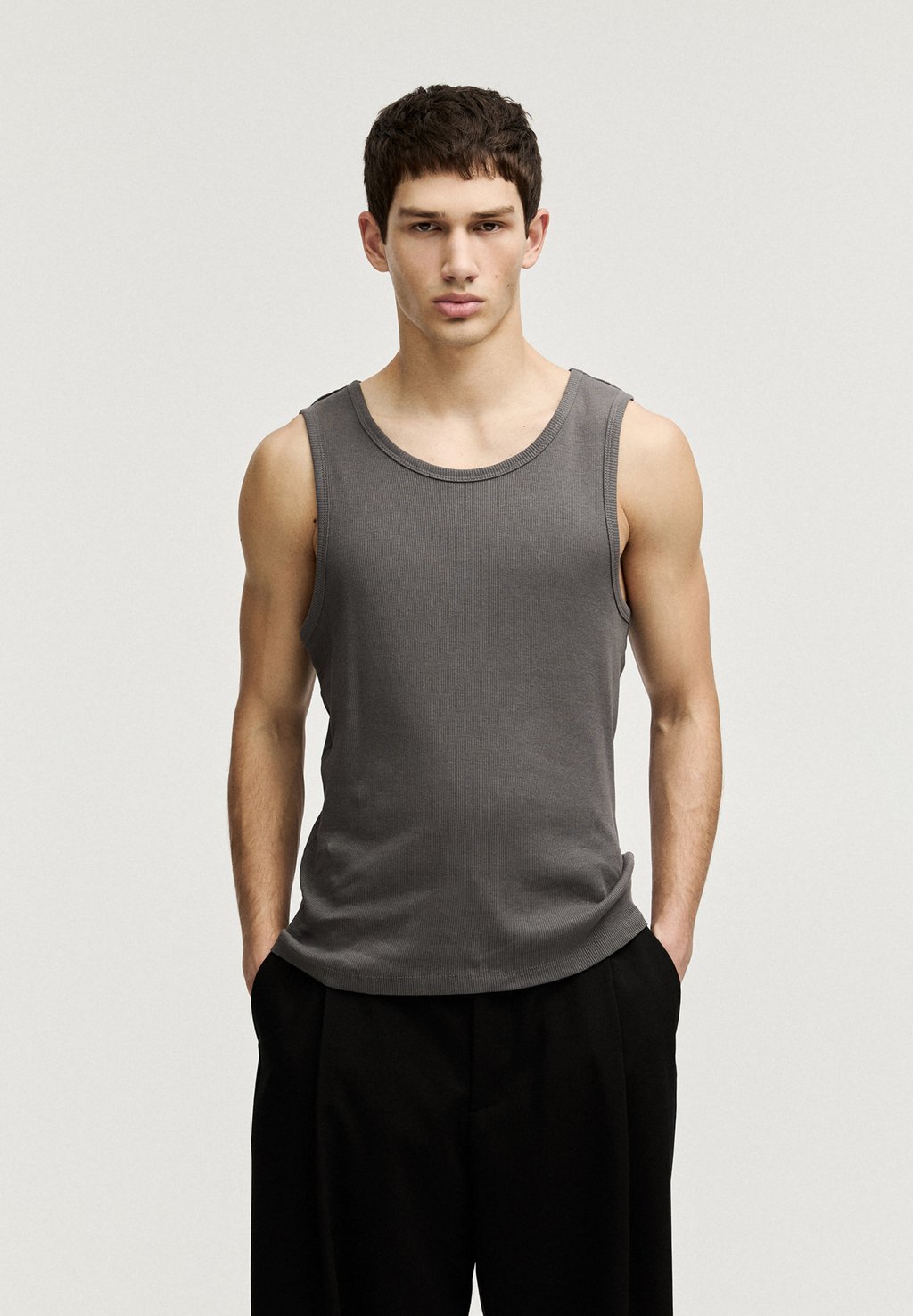 

Майка PULL&BEAR, серый