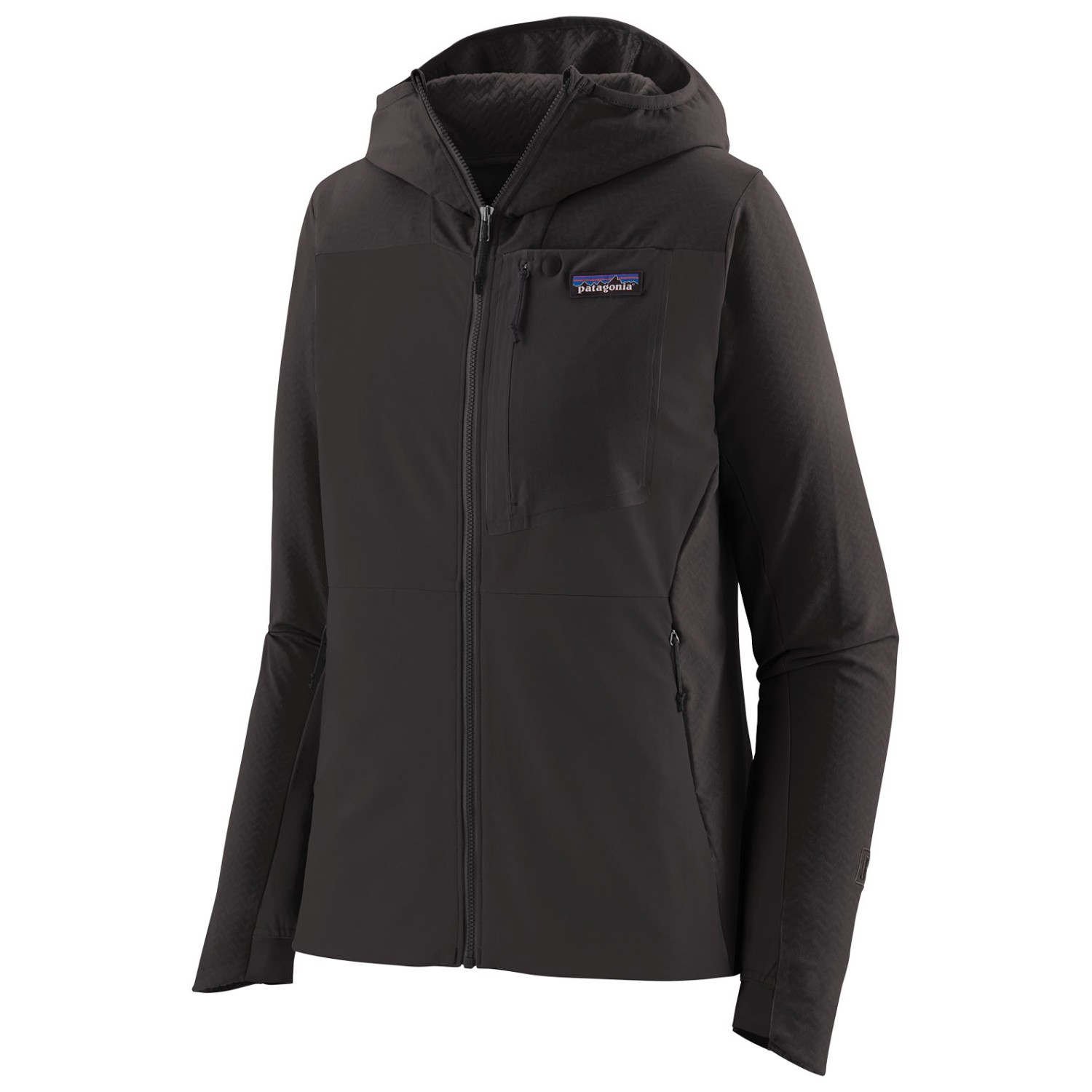 

Куртка из софтшелла Patagonia Women's R1 CrossStrata Hoody, черный