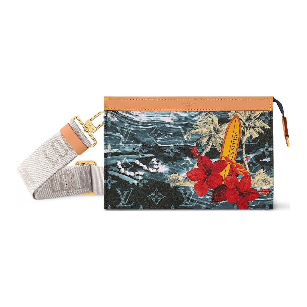 

LOUIS VUITTON Кошелек-браслет Gaston Monogram Surfin' Navy Blue