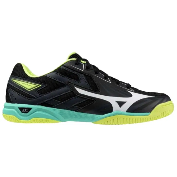 Кроссовки тренировочные Mizuno Black Yellow Blue — фото 4