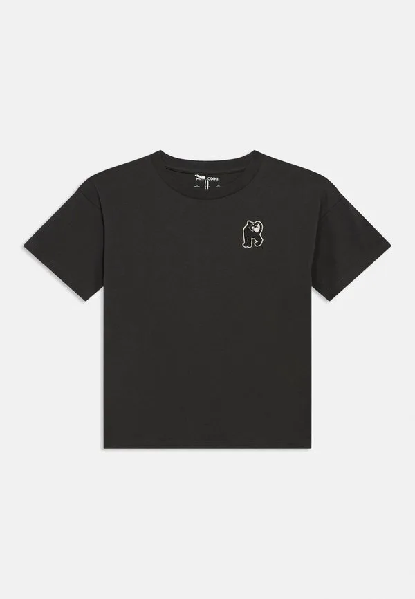 Футболка унисекс с нашивкой в виде пантеры Mini Rodini, Black