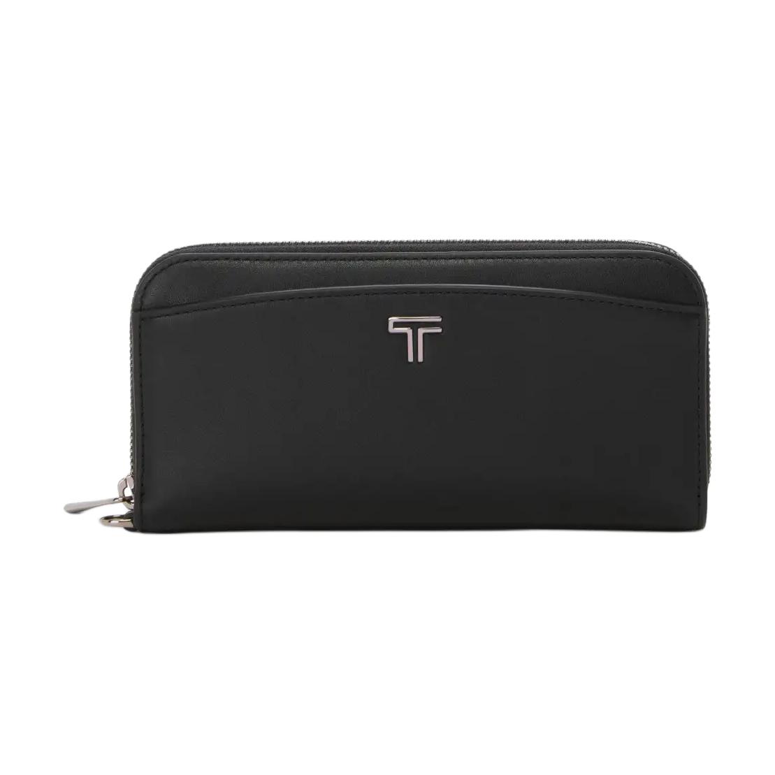 

TUMI Кожаный кошелек для женщин черный