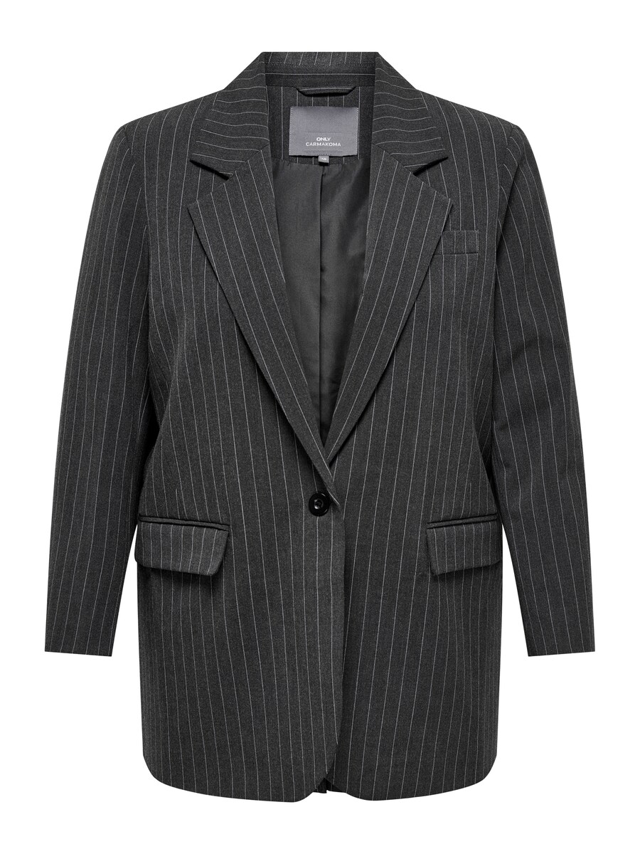 

Блейзер ONLY Carmakoma Carbrie, цвет Light grey/Dark grey
