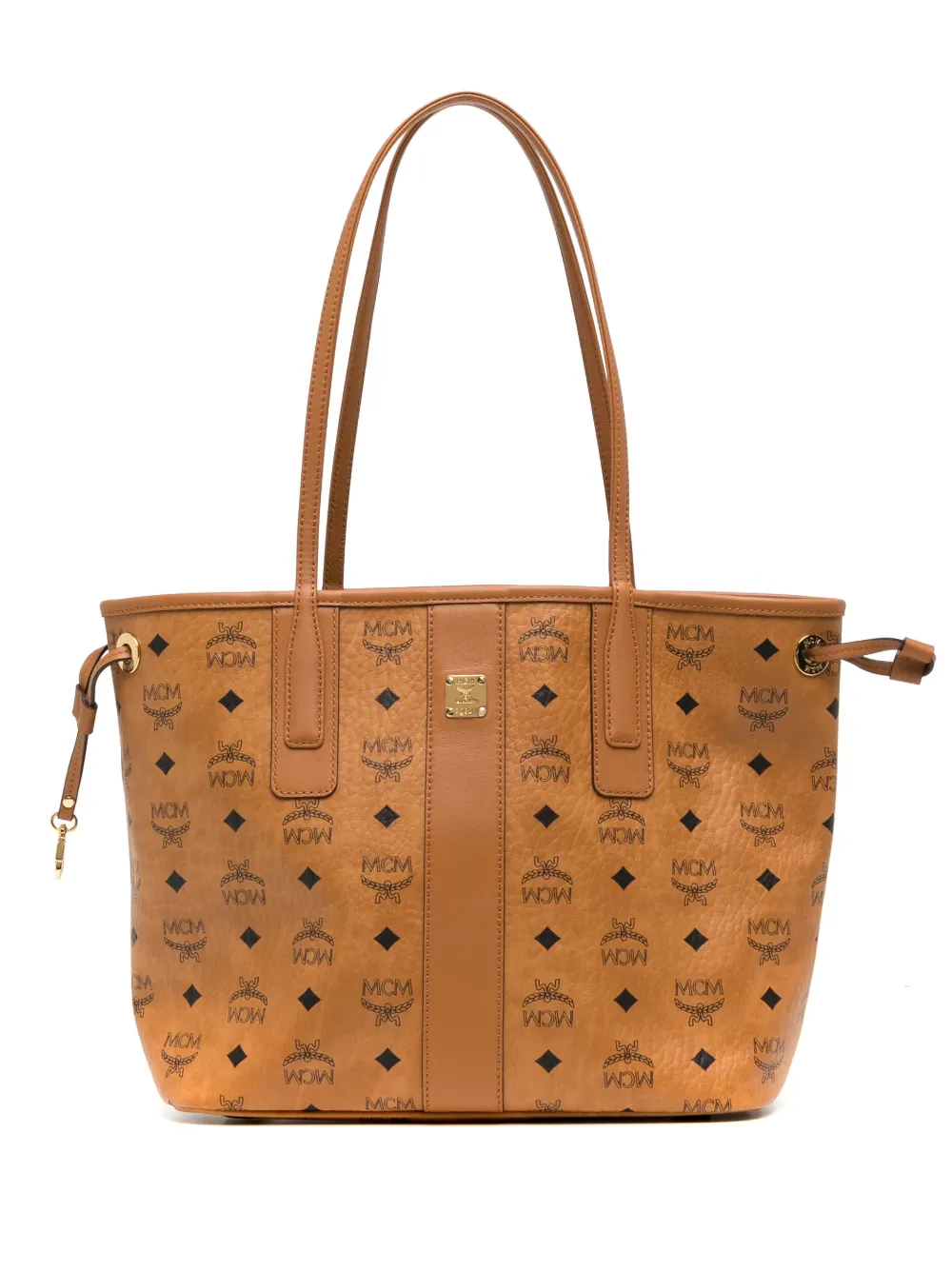 

Маленькая сумка-тоут Liz с монограммой MCM, коричневый