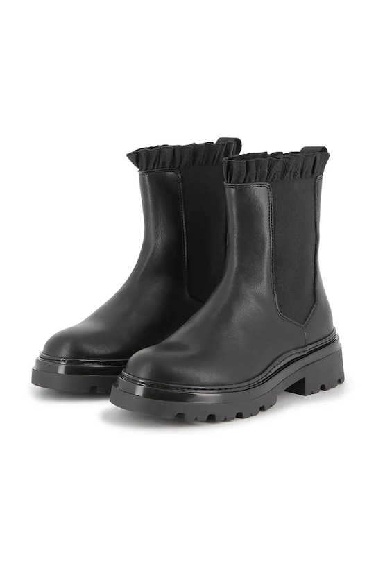 

Детские кожаные ботинки челси Karl Lagerfeld, черный