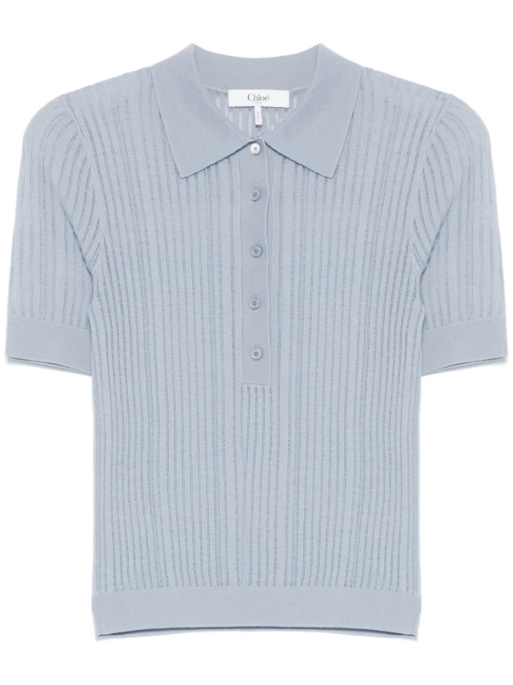 

Рубашка поло в рубчик CHLOÉ, синий