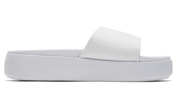 Тапочки platform bold slipper white Puma, белый — фото 2