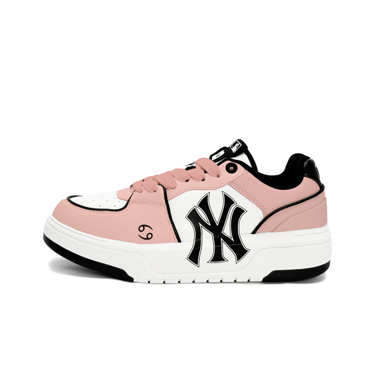 

Кроссовки для скейтборда unisex с амортизирующей стелькой Chunky Liner и износостойкой подошвой, низкие MLB, розовый