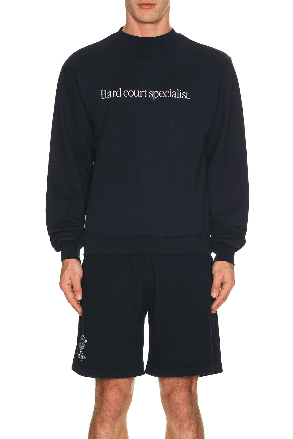 

Свитшот Hard Court Specialist Oyster, Navy Blue & White