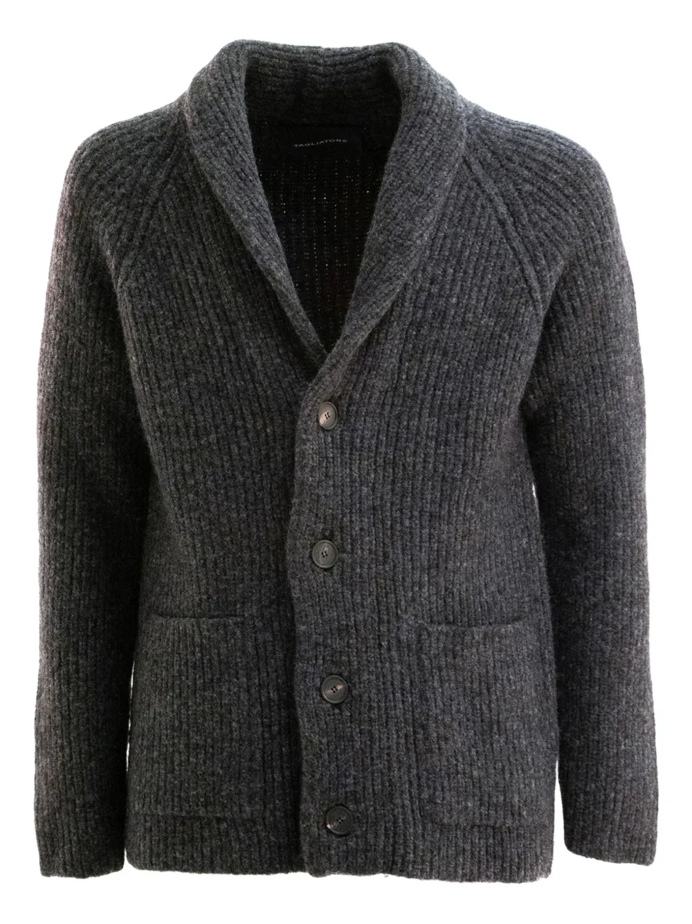 

Кардиган в рубчик TAGLIATORE, серый