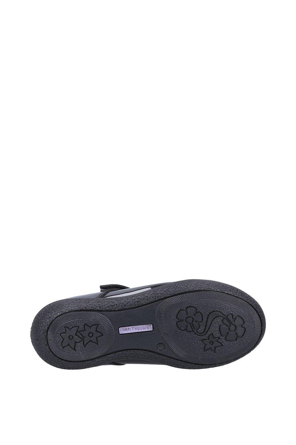 'ROSANNA PATENT JUNIOR' Girls BTS FLFR Hush Puppies, черный — фото 3