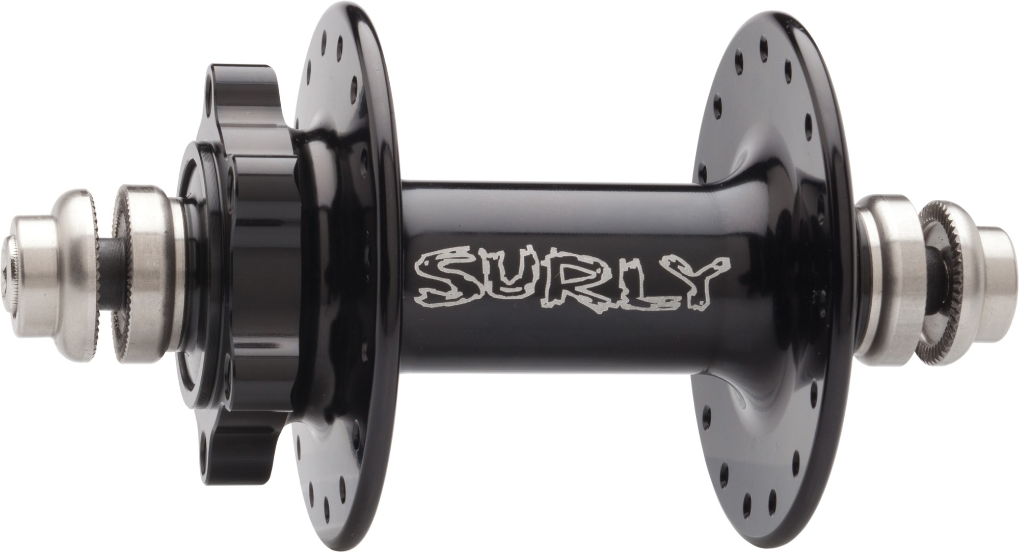 

Ультра новая дисковая передняя ступица Surly, черный