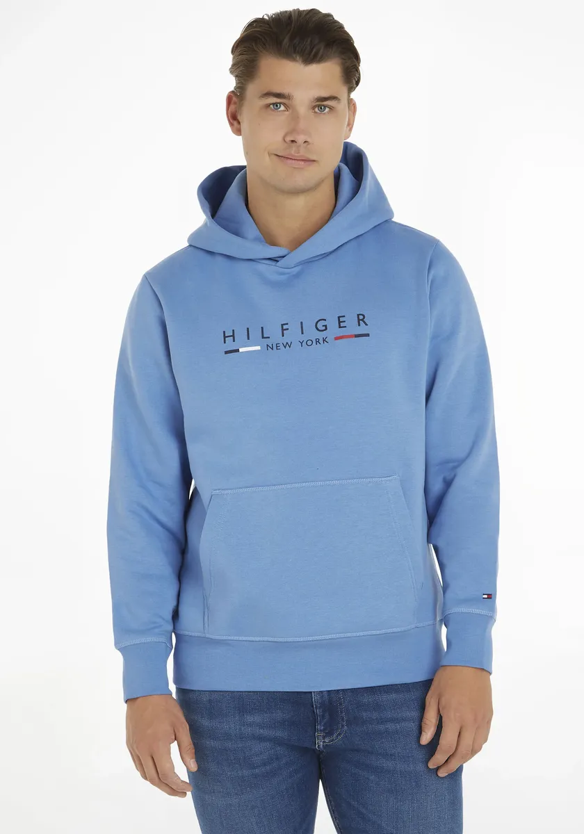 

Толстовка Tommy Hilfiger "HILFIGER NEW YORK HOODY", с карманом-кенгуру, синий