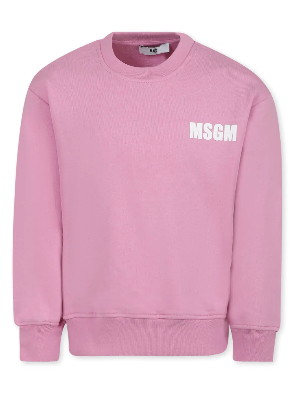 

Толстовка с логотипом MSGM Kids, розовый