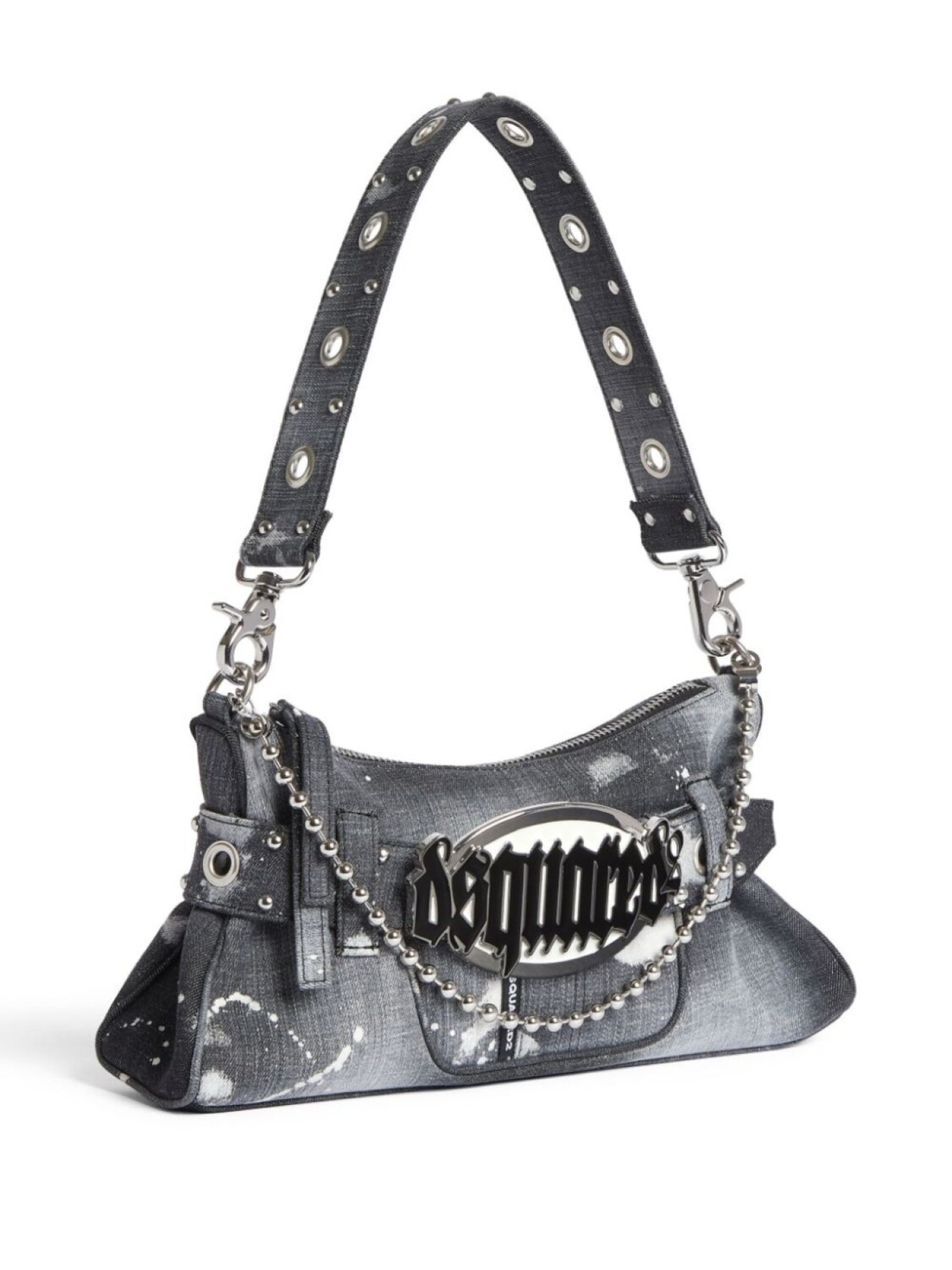 

DSQUARED2 джинсовая сумка на плечо Gothic, черный