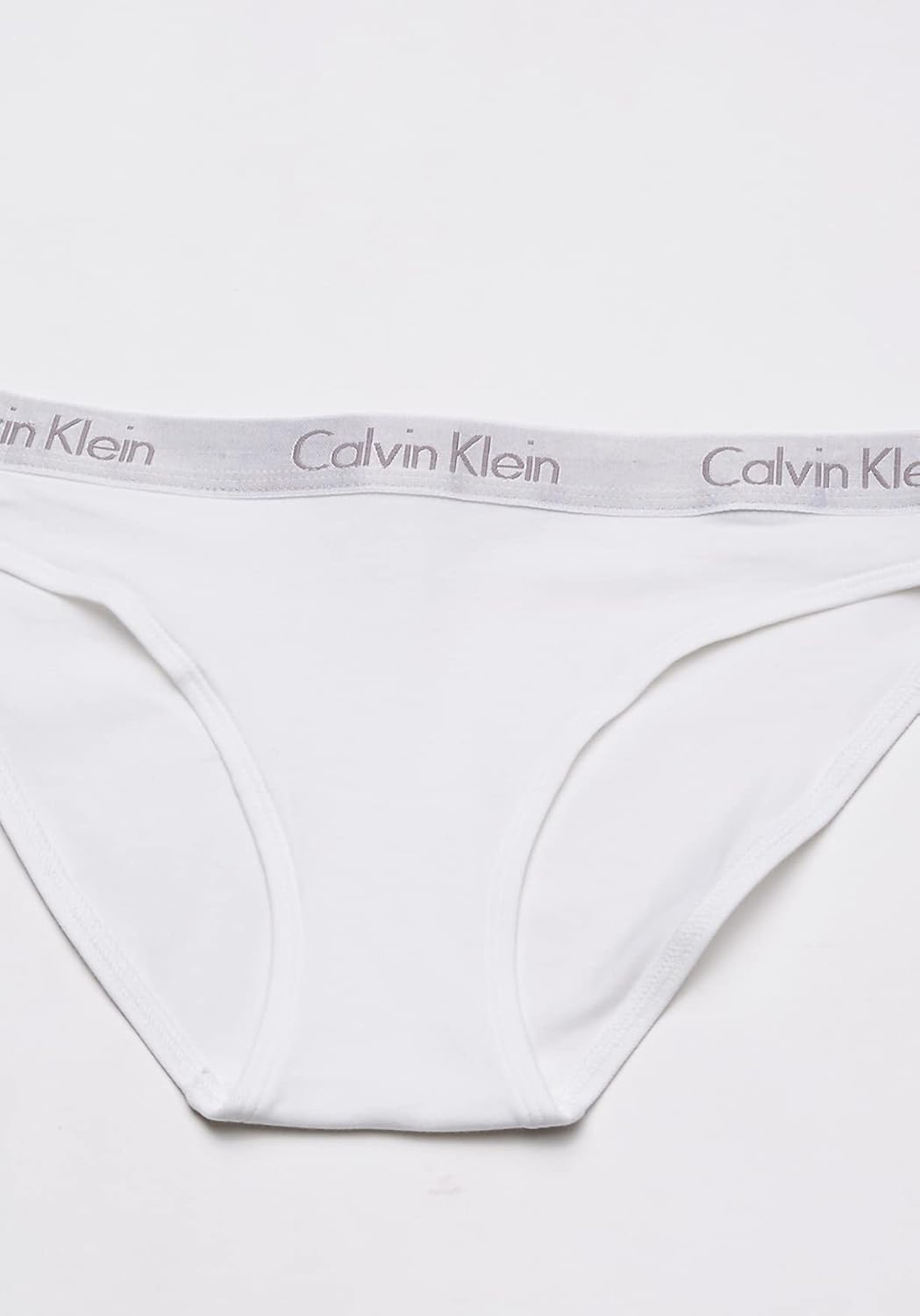 Женские трусики-бикини Calvin Klein Motive Cotton Multipack, 2 шт., Charcoal/White — фото 4